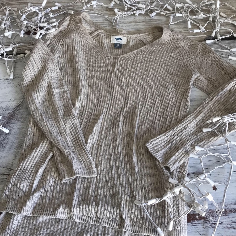 Beige nude sweater